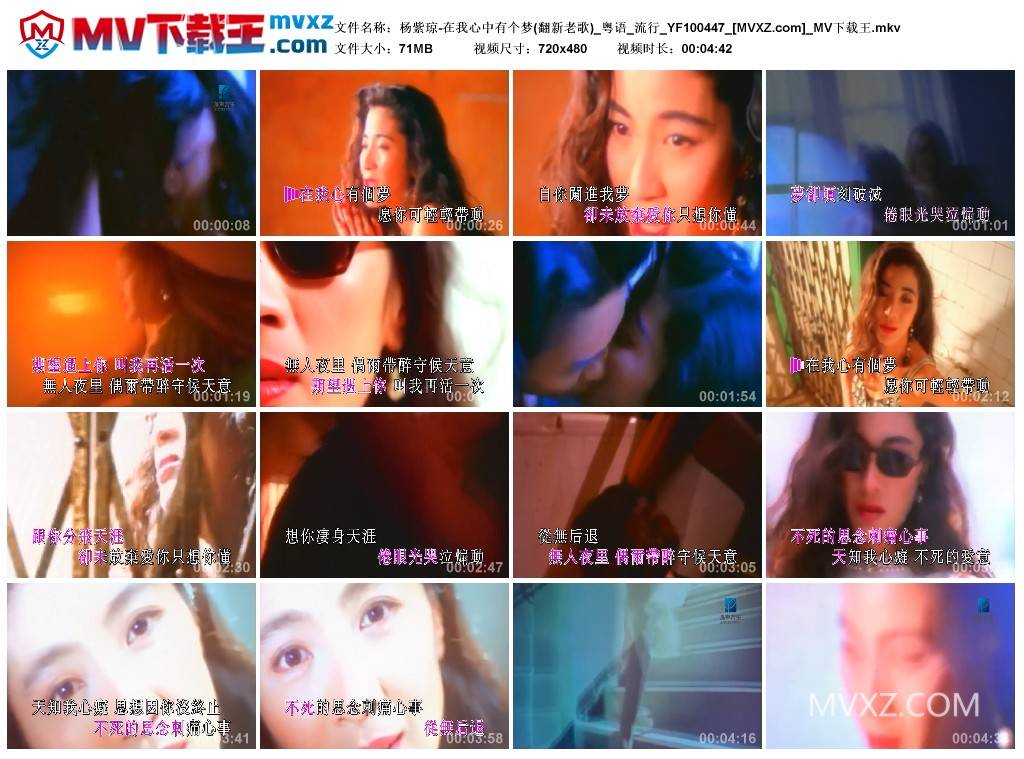 杨紫琼-在我心中有个梦(翻新老歌)_粤语_流行_YF100447